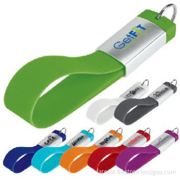 Keychain PVC 1GB~64GB Bracelet Pen Drive USB Flash Drive